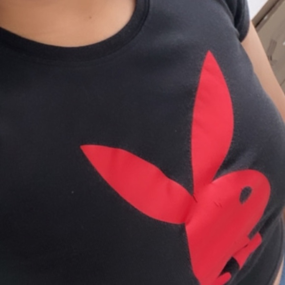 Y2k playboy red shirt